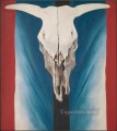 Cow Skull Red White and Blue Georgia Okeeffe American modernism Precisionism